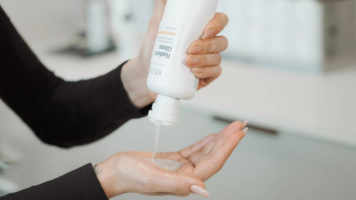 Keune Keune Care Radiant Gloss Shampoo + Hair Gloss Liter Set