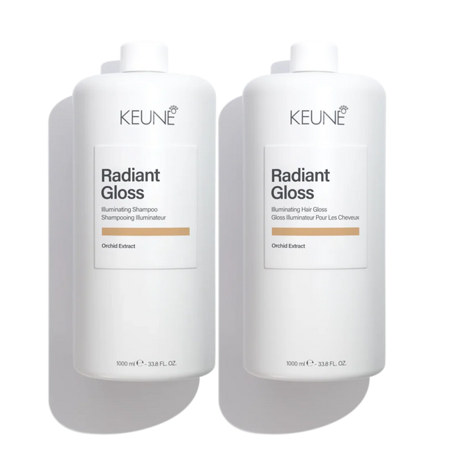 Keune Keune Care Radiant Gloss Shampoo + Hair Gloss Liter Set