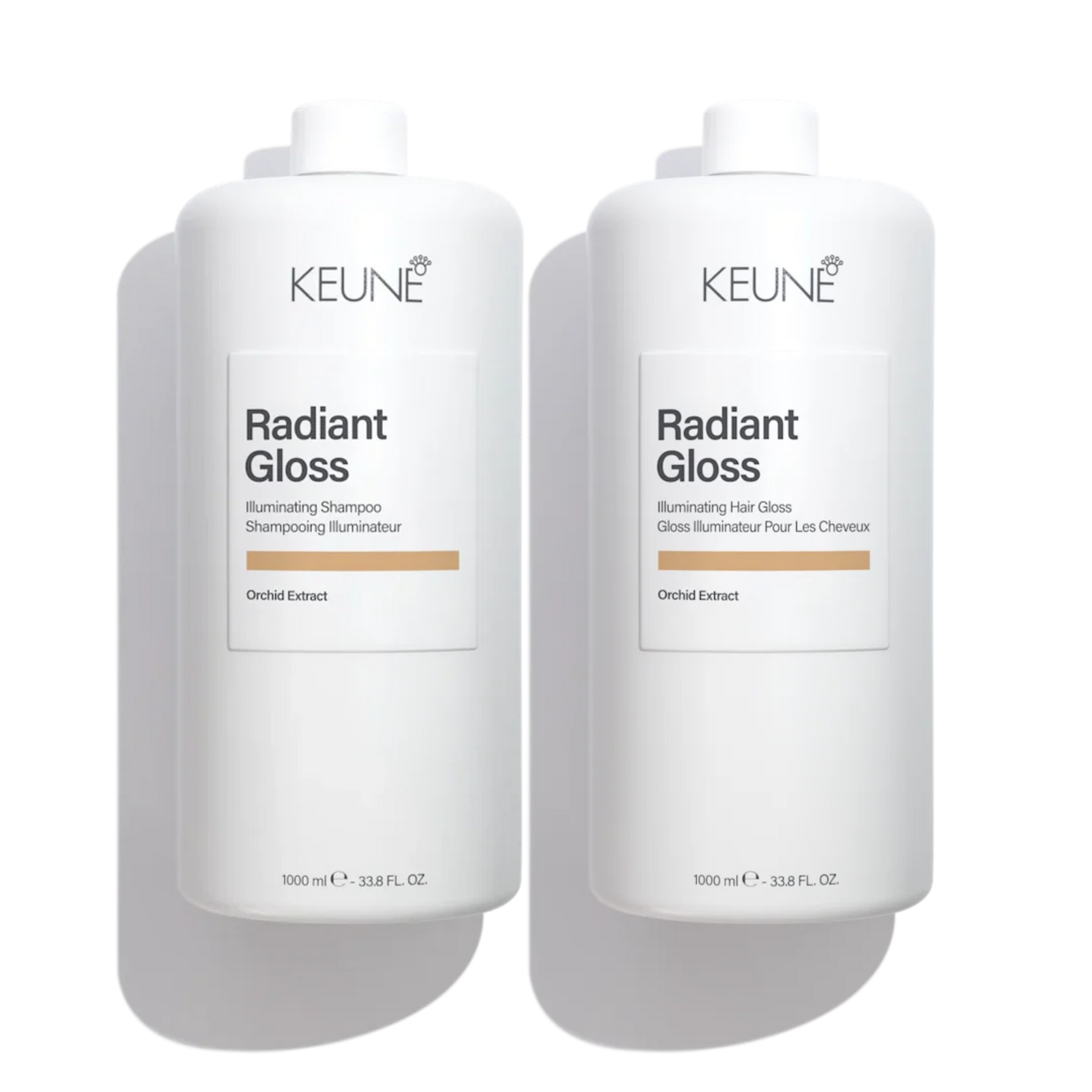 Keune Keune Care Radiant Gloss Shampoo + Hair Gloss Liter Set